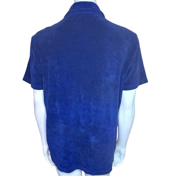 Criquet Terry Cloth Performance Golf Polo Shirt Size Large - Picture 2 of 3